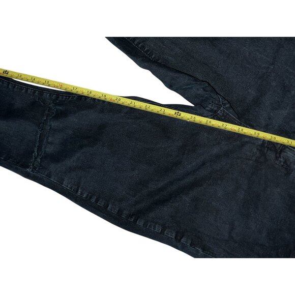 BDG Urban Outfitters Twig High Rise Denim Jeans Sz 30 W Womens Black Slim Fit - Picture 13 of 14